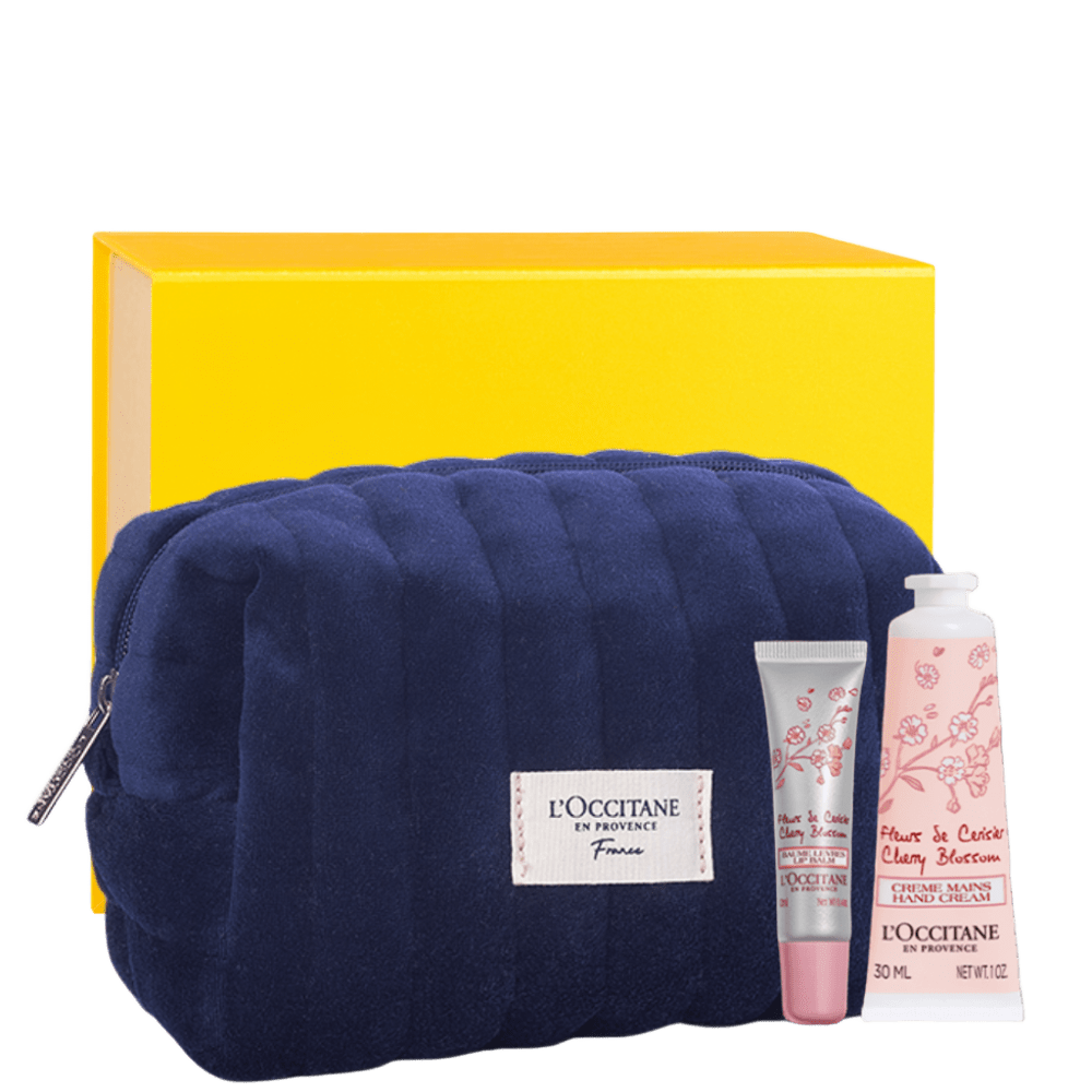 Presente Travel Size Flor de Cerejeira: B&aacute;lsamo Labial e Creme de M&atilde;os, , large image number 0